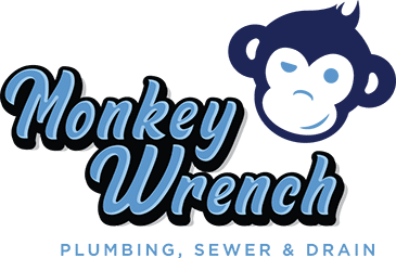 Blue Monkey Wrench Plumbing Logo | Monkey Wrench Plumbing, Sewer & Drain | Plumbing in Utah | Best Plumber Service Company​